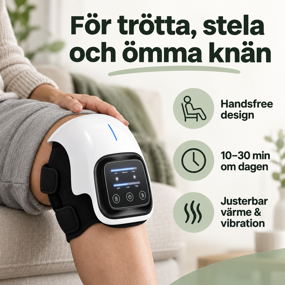 Nivra Flex ™ – Knämassage med värme & vibration
