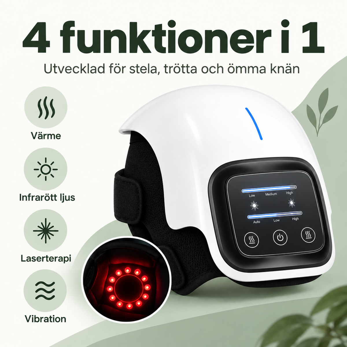 Nivra Flex ™ – Knämassage med värme & vibration